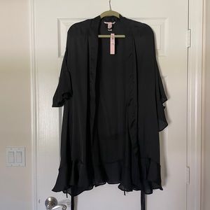 NWT Victoria Secret Black Robe